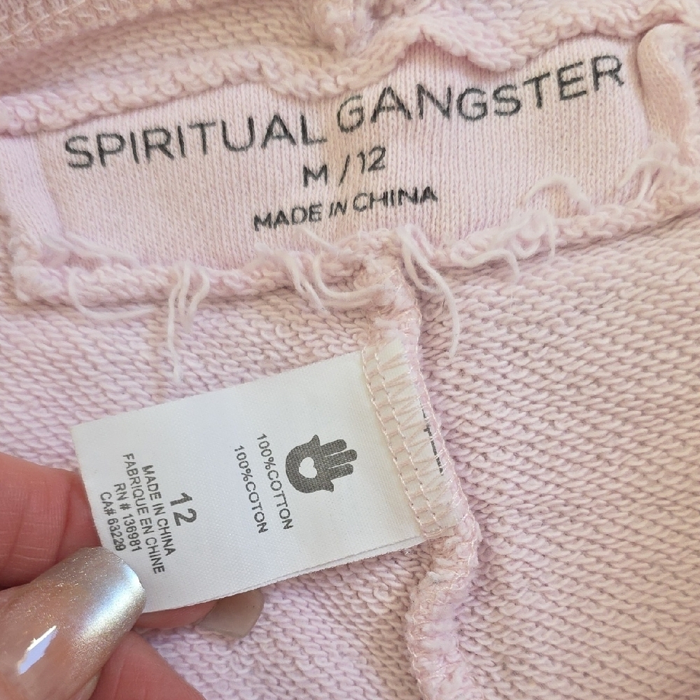 Spiritual Gangster Kids Light Pink Joggers - Picture 4 of 7